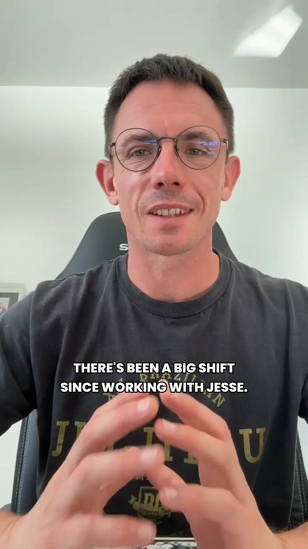 Scott, a client, talking about working with Jesse
